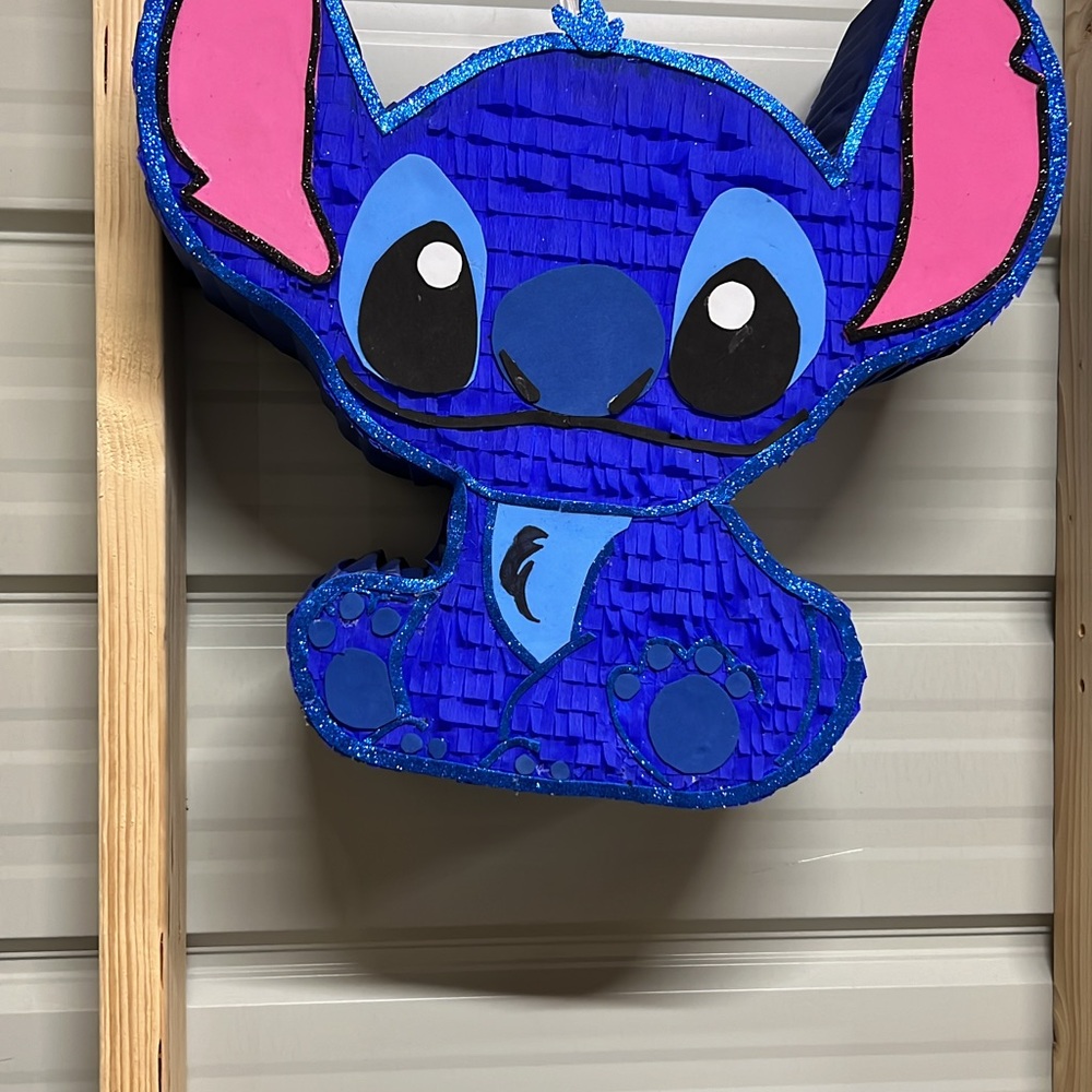 Blue and Pink Character Piñata - Picture 2 of 2